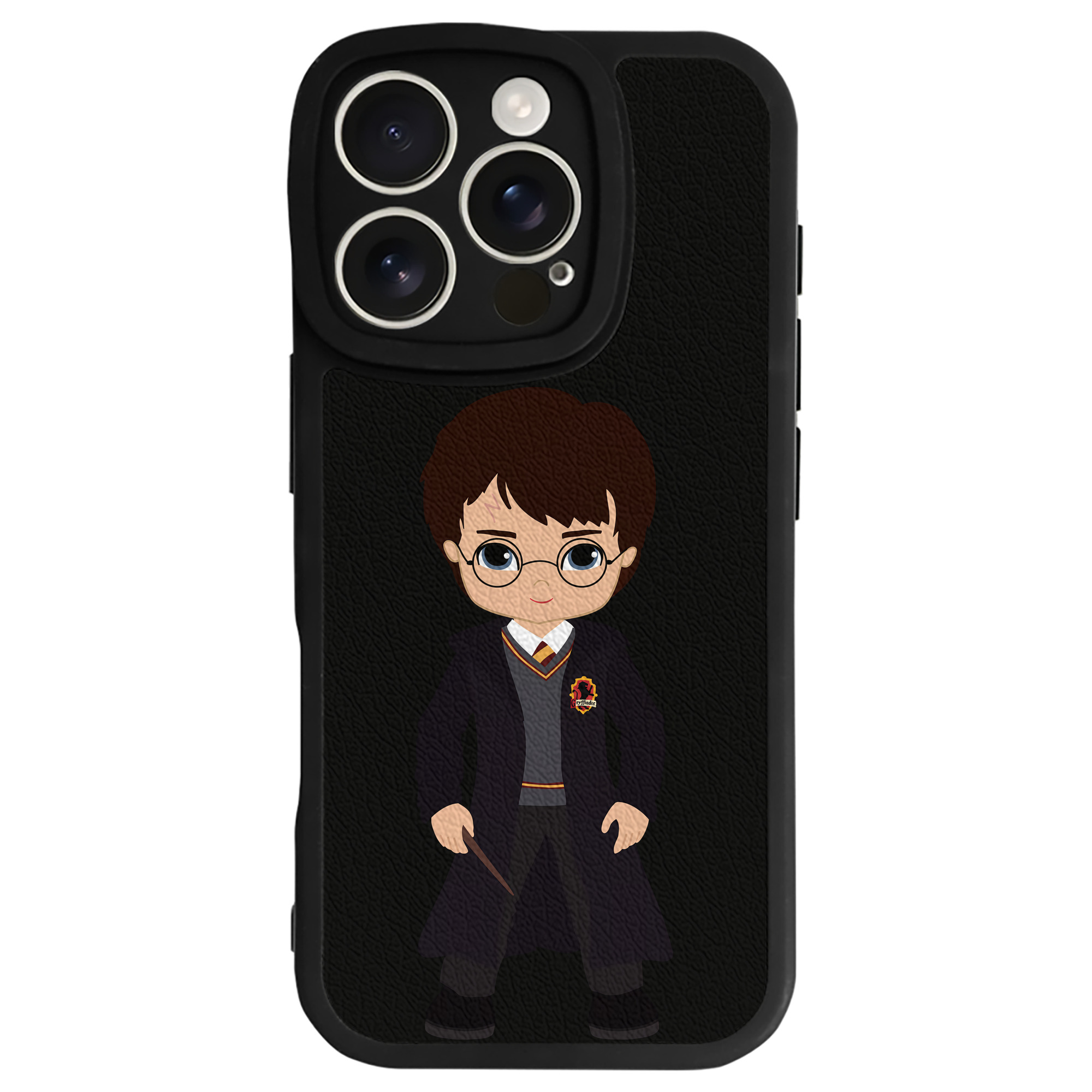 （画像用） Harry Potter ハリー・ポッターシリーズ 【iPhone 16シリーズ対応】シリコンスマホケース（レザー調） 材質：シリコン